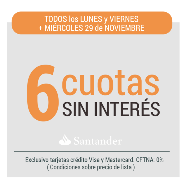 Abertecno promocion Banco Santander 6 cuotas sin interes con Visa y MasterCard Noviembre 2023 Abertecno | Tecnología en Aberturas - La Pampa, Argentina Fabrica de Aberturas, Sistemas de Carpintería y Fachadas lntegrales. Sucursales en Santa Rosa y General Pico, La Pampa y Neuquén.